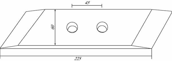 Pièces agricoles - Travail du sol - Pointe de soc D
