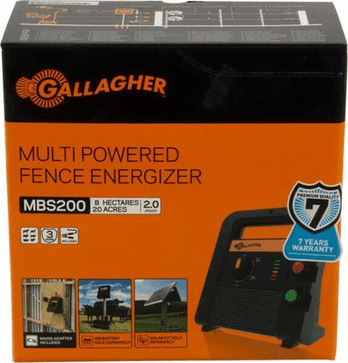 Pièces agricoles - Cloture,Jardin & Sylviculture - Électrificateur Multi power MBS200