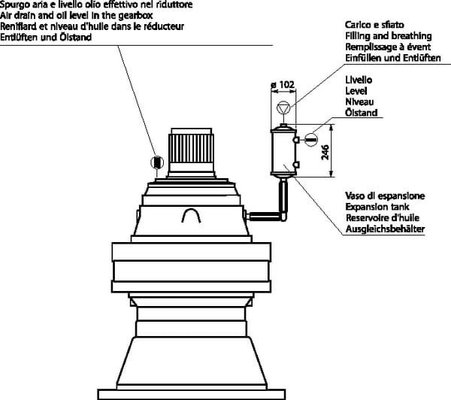 Pièces agricoles - Transmission - Vase d'expansion 3/8" BSP