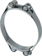 Collier de serrage, 125-135 mm double boulon, double bande DIN912 zingué Kramp
