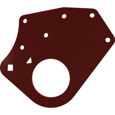 Pièces agricoles - Pièce divers - plaque de roulement peinte