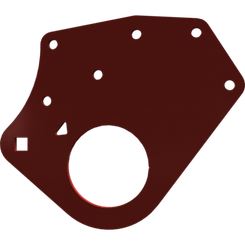 Pièces agricoles - Pièce divers - plaque de roulement peinte