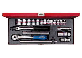Outils - Outils divers - Coffret 3/8" 12 pans 20 pièces 1/4" à 7/8"