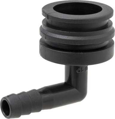 Pièces agricoles - Pièce Pulvérisateur - Raccord à fourche, femelle 90° AF3, embout de tuyau 10 mm