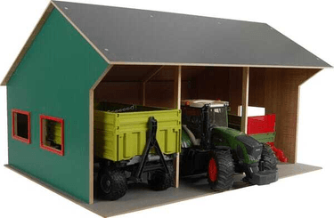 Loisirs - Jouets - Hangar agricole pour 3 véhicules 1:16
