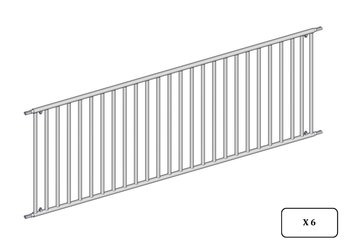 Materiels - Matériel d'élevage - autre - PACK DE 6 SEPARATION CHEVRE 3M