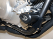Tampons de protection R&G RACING Aero noir Honda XL125V Varadero
