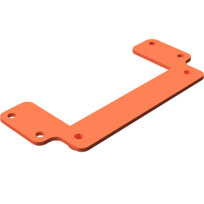 Pièces agricoles - Pièce divers - adaptateur soudé peint