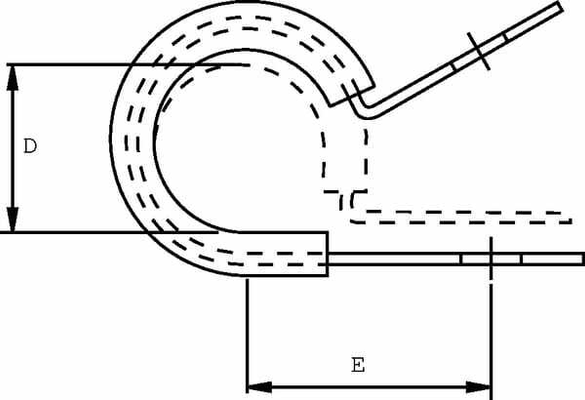 Pièces agricoles - Fasteners - Collier de fixation 40mm