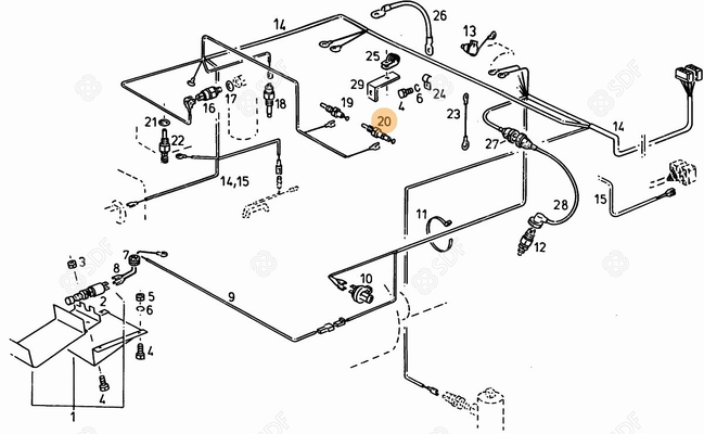 Pièces agricoles - Capteurs - CONTACTEUR Deutz-Fahr origine