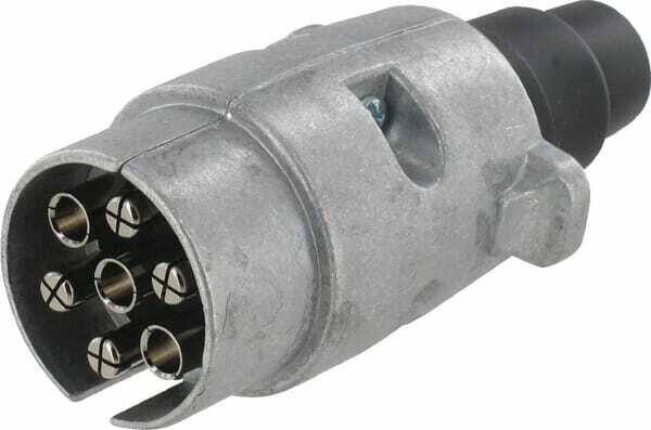 Pièces agricoles - Electricité - Fiche 7 pôles Métal 12V