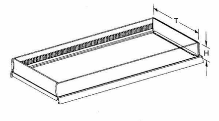 Pièces agricoles - Magasin - Cloison 30 x 7,5 cm