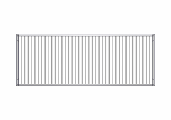 Accessoires et options matériel  - Matériel d'élevage - autre - GRILLE HAUTE DE BOX BARREAUDEE L.3M