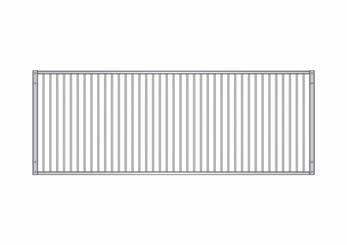 Accessoires et options matériel  - Matériel d'élevage - autre - GRILLE HAUTE DE BOX BARREAUDEE L.3M