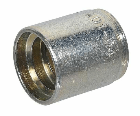 Pièces agricoles - Hydraulique - Jupe à sertir Ø22x24,7mm DN6 acier / zingué Alfagomma