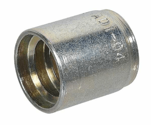 Pièces agricoles - Hydraulique - Jupe à sertir Ø22x24,7mm DN6 acier / zingué Alfagomma