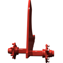 Pièces agricoles - Pièce divers - Cadre de roue gauche soudé -peint-