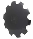 Disque de herse cranté 510 mm, 4 orifices
