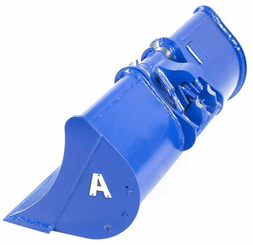 Pièces agricoles - TP pièce adaptable - Godet de curage type MORIN, M0/02, 1000mm