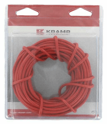 Pièces agricoles - Eclairage - Câble électrique rouge 1 x 2,5mm², 10m (1)