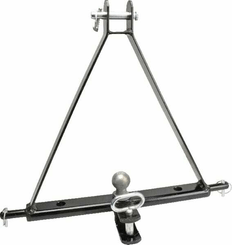 Pièces agricoles - Tracteur pièce adaptable - Barre à trous et rotule 3 points Cat. 1