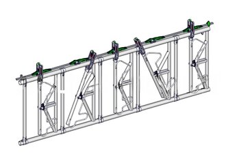 Accessoires et options matériel  - Matériel d'élevage - autre - PANNEAU SAFETY IV 5P./3.20M SANS EMBOUT ET MANETTE