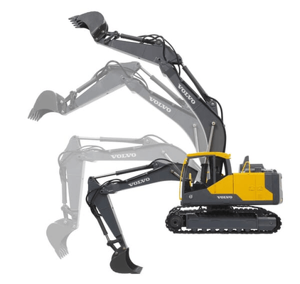 Loisirs - Jouets - DiggerVolvo EC160E Metal 1:16 avec grappin à obus et marteau de démolition