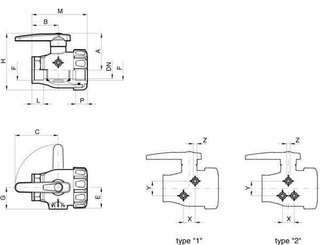 Pièces agricoles - Pièce Pulvérisateur - Vanne boiss.sph. 1/2" 2v.+ral.