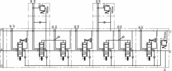 Pièces agricoles - Hydraulique - Vanne sections 7 sections