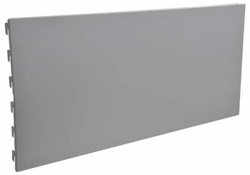 Pièces agricoles - Magasin - Panneau non perforé 30x66,5 blanc/alu