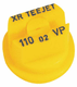 Buse à jet plat XR 110° 2 jaune plastique TeeJet ZNT