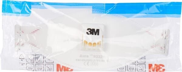 Vêtements et protections - Equipement - Masque anti-poussière FFP3 avec valve 9332+ 10 pièces
