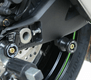 Pions de bras oscillant R&G RACING noir Kawasaki ZX-10R