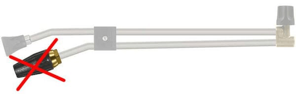 Pièces agricoles - Hydraulique - Lance avec poignée moulée 1/4", F.