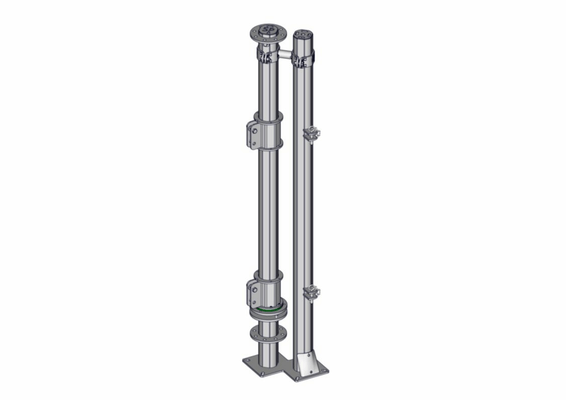 Materiels - Accessoires 70Kg-100Kg - DOUBLE POTEAU -5P- DE ROTATION ANTI-HORAIRE SUR PLATINE V2