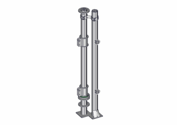 Materiels - Accessoires 70Kg-100Kg - DOUBLE POTEAU -5P- DE ROTATION ANTI-HORAIRE SUR PLATINE V2