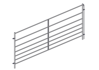 Materiels - Accessoires 200Kg-300Kg - PACK DE 12 CLAIES OVIN 7 LISSES H.1M L.2.50M
