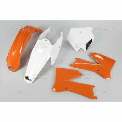 Pièces Quad & Motos - Plastiques - Kit plastique UFO couleur origine orange/blanc KTM SX85