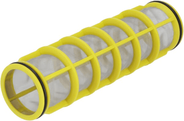 Pièces agricoles - Pièce Pulvérisateur - Cartouche filtrante 80 mesh jaune avec joints toriques