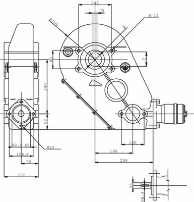 Pièces agricoles - Transmission - Pignon Z=54