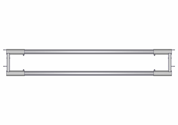 Materiels - Cornadis - PACK DE 6 PANNEAUX ENGRAISSEMENT 2TUBES L.4M
