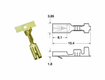 Cosse femelle série 110 ML BIHR Ø0,85mm²/1,25mm² - 50pcs