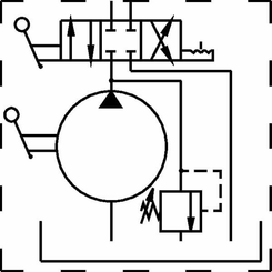 Pièces agricoles - Hydraulique - Pompe à main 25cc D.E.+réservoir 2ltr sécurité inclus
