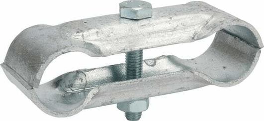 Pièces agricoles - Cloture,Jardin & Sylviculture - Collier double 1" x 1"