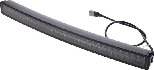 Pièces agricoles - Eclairage - Barre lumineuse de travail LED, 300W, 25200lm, rectangulaire, 12/24V, blanc/orange, 814,9x70x78,6mm prise Deutsch, Combo, courb