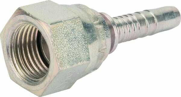 Pièces agricoles - Hydraulique - Raccord à sertir DN06-9/16 JIC