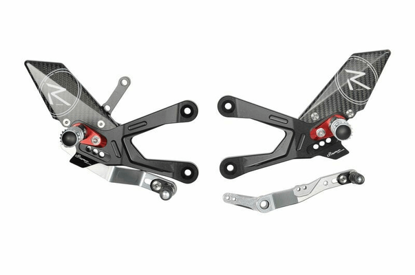 Pièces Quad & Motos - Equipement véhicule - Commandes reculées réglables/repliables LIGHTECH Racing sélection standard et inversée Honda CBR1000R-RR