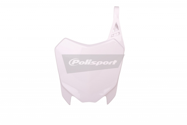 Pièces Quad & Motos - Plastiques - Plaque numéro frontale POLISPORT blanc Honda CRF110F