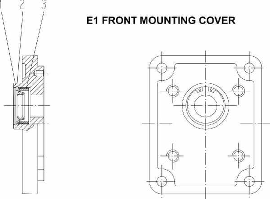 Pièces agricoles - Hydraulique - Bague d'etancheite GR.1
