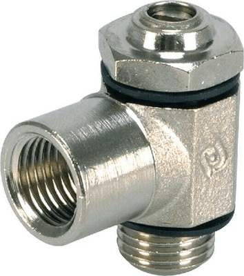 Pièces agricoles - Pièce pneumatique - Clapet anti-ret. étrangl. 3/8"